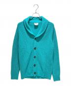HERMESエルメス）の古着「ショールカラーカシミヤニットカーディガン」｜スカイブルー