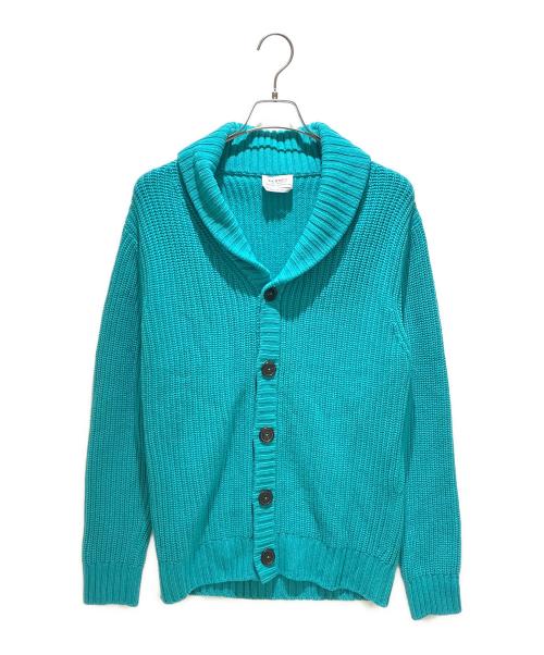 HERMES（エルメス）HERMES (エルメス) ショールカラーカシミヤニットカーディガン スカイブルー サイズ:FREEの古着・服飾アイテム