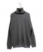 MONCLERモンクレール）の古着「タートルネックニット」｜グレー
