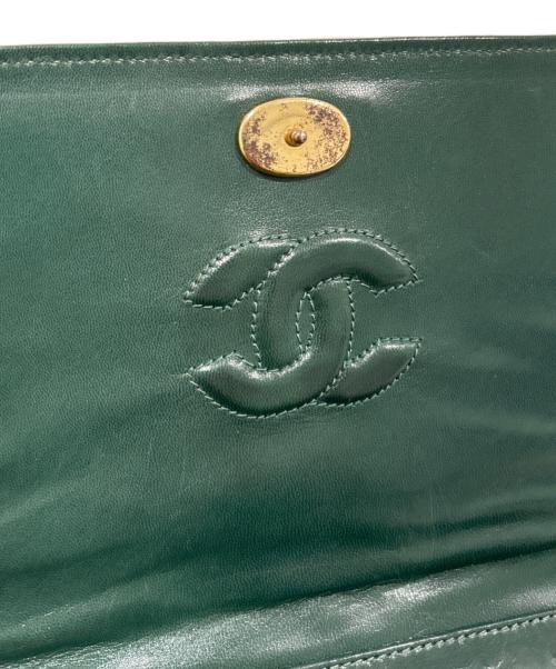 CHANEL（シャネル）CHANEL (シャネル) クロコダイル チェーンショルダーバッグ グリーン サイズ:-の古着・服飾アイテム