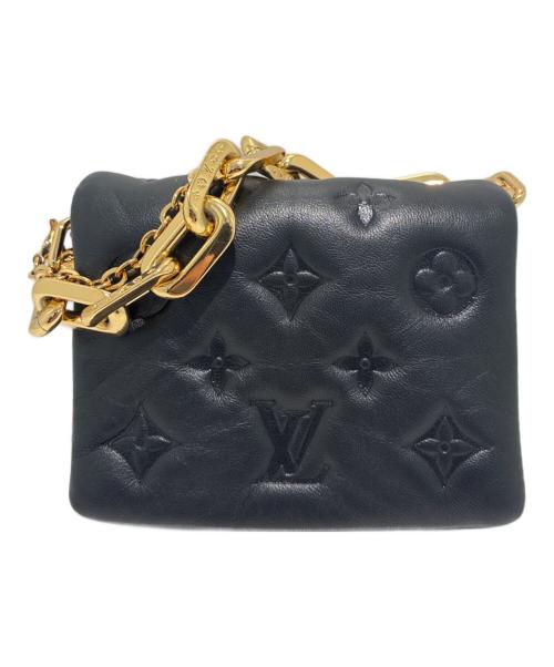 LOUIS VUITTON（ルイ ヴィトン）LOUIS VUITTON (ルイ ヴィトン) モノグラム エンボス クッサン ベルトバッグ M81125 ブラック サイズ:-の古着・服飾アイテム
