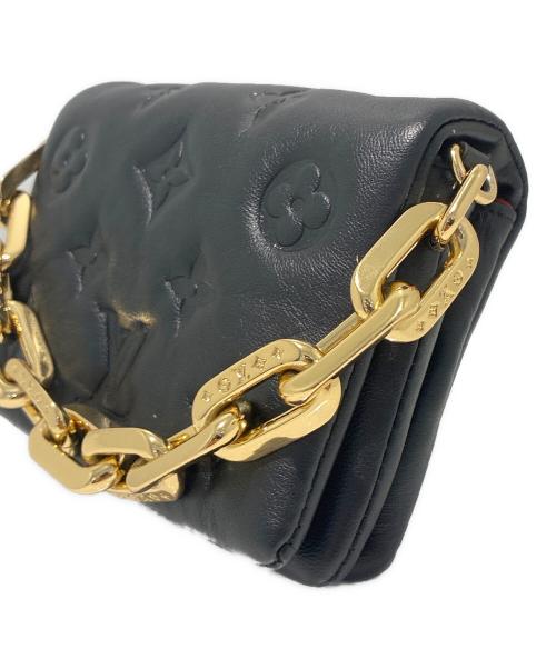 LOUIS VUITTON（ルイ ヴィトン）LOUIS VUITTON (ルイ ヴィトン) モノグラム エンボス クッサン ベルトバッグ M81125 ブラック サイズ:-の古着・服飾アイテム