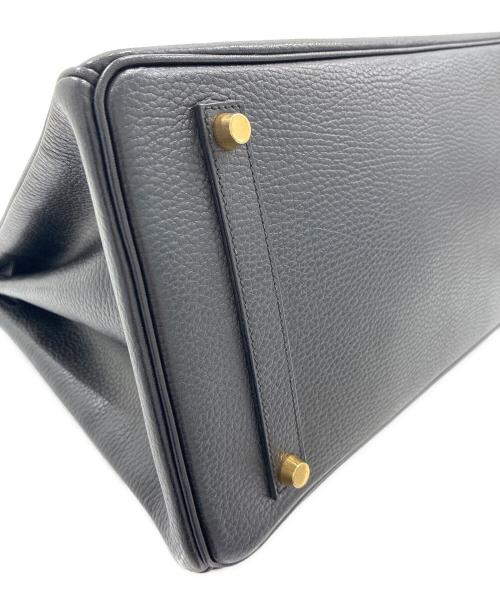 HERMES（エルメス）HERMES (エルメス) バーキン35/ゴールド金具/アルデンヌ/ノワール/◻︎G刻印:2003年製 ノワール サイズ:35の古着・服飾アイテム