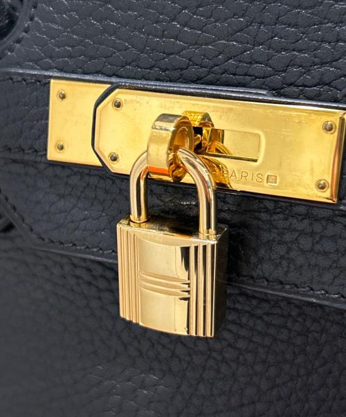HERMES（エルメス）HERMES (エルメス) バーキン35/ゴールド金具/アルデンヌ/ノワール/◻︎G刻印:2003年製 ノワール サイズ:35の古着・服飾アイテム