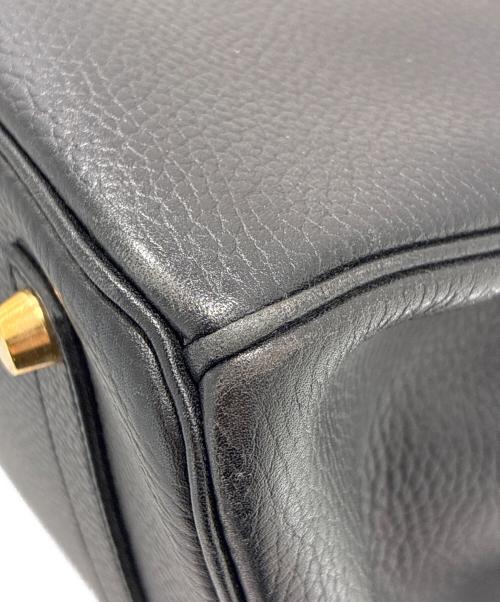HERMES（エルメス）HERMES (エルメス) バーキン35/ゴールド金具/アルデンヌ/ノワール/◻︎G刻印:2003年製 ノワール サイズ:35の古着・服飾アイテム