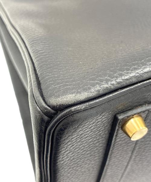 HERMES（エルメス）HERMES (エルメス) バーキン35/ゴールド金具/アルデンヌ/ノワール/◻︎G刻印:2003年製 ノワール サイズ:35の古着・服飾アイテム