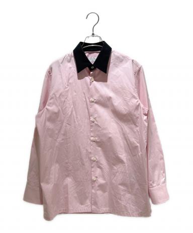 中古・古着通販】PRADA (プラダ) クレリックシャツ ピンク サイズ:38