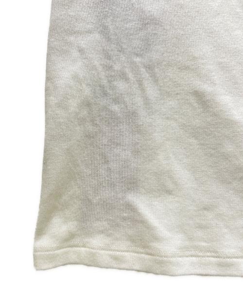 MIU MIU（ミュウミュウ）MIU MIU (ミュウミュウ) MIU MIU PETIT BATEAU リブジャージー カットソー ホワイト サイズ:M 未使用品の古着・服飾アイテム