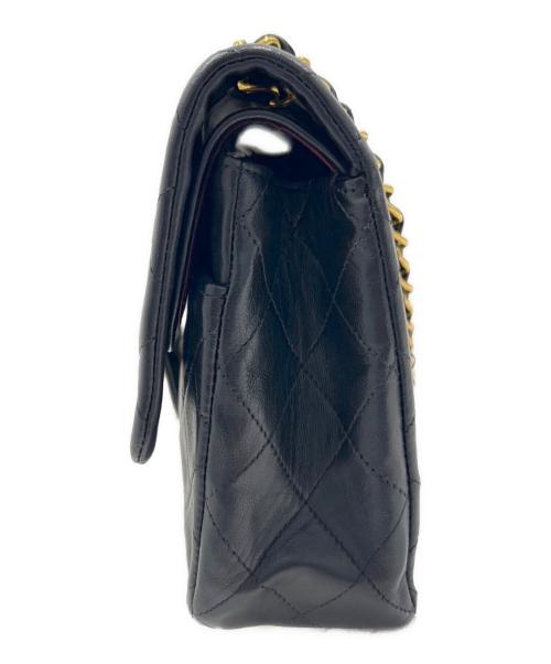 CHANEL（シャネル）CHANEL (シャネル) Classic Matelassé Bag マトラッセ25 Ｗフラップチェーンショルダーバッグ ブラック サイズ:25の古着・服飾アイテム