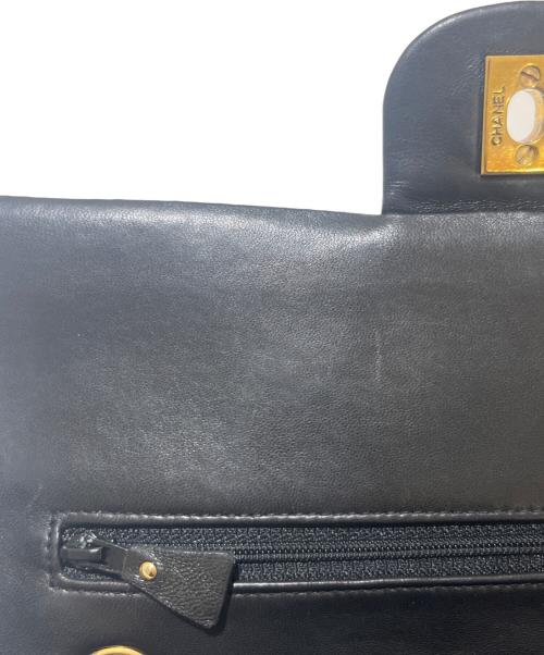 CHANEL（シャネル）CHANEL (シャネル) Classic Matelassé Bag マトラッセ25 Ｗフラップチェーンショルダーバッグ ブラック サイズ:25の古着・服飾アイテム