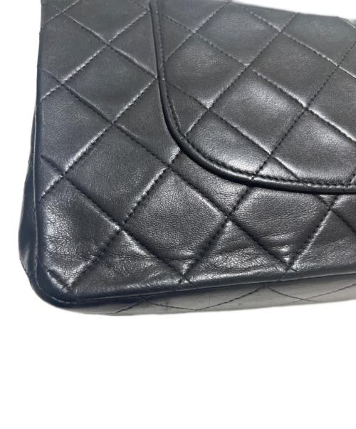 CHANEL（シャネル）CHANEL (シャネル) Classic Matelassé Bag マトラッセ25 Ｗフラップチェーンショルダーバッグ ブラック サイズ:25の古着・服飾アイテム