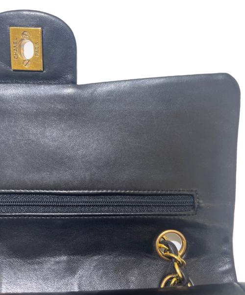 CHANEL（シャネル）CHANEL (シャネル) Classic Matelassé Bag マトラッセ25 Ｗフラップチェーンショルダーバッグ ブラック サイズ:25の古着・服飾アイテム
