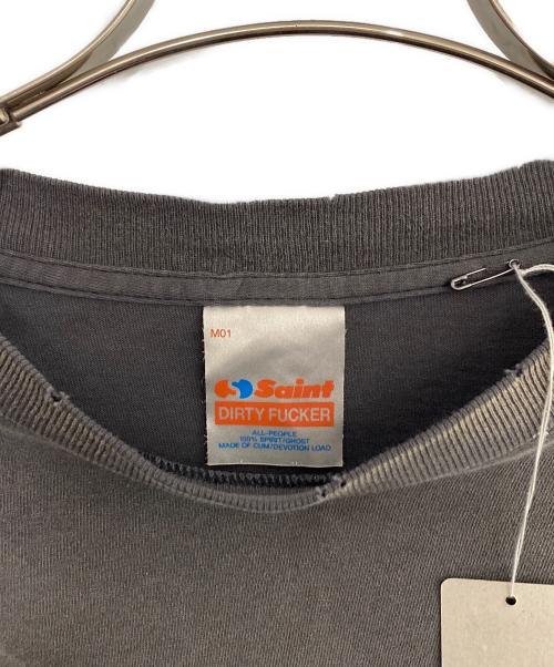 SAINT MICHAEL（セントマイケル）SAINT MICHAEL (セントマイケル) LS TEE グレー サイズ:XLの古着・服飾アイテム