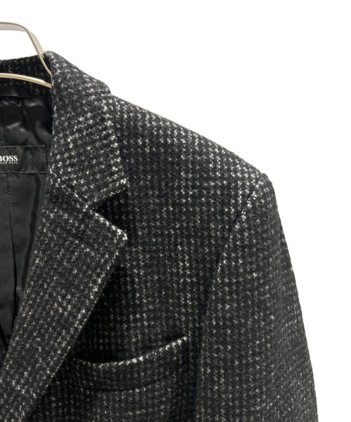 HUGO BOSS（ヒューゴ ボス）HUGO BOSS (ヒューゴ ボス) チェスターコート ブラック サイズ:46の古着・服飾アイテム