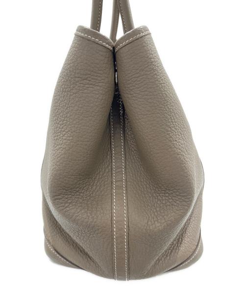 HERMES（エルメス）HERMES (エルメス) ガーデンパーティMM/エトゥープ/ネゴンダ/□O刻印:2011年製 エトゥープ サイズ:MMの古着・服飾アイテム