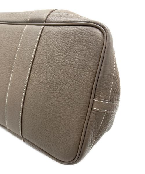 HERMES（エルメス）HERMES (エルメス) ガーデンパーティMM/エトゥープ/ネゴンダ/□O刻印:2011年製 エトゥープ サイズ:MMの古着・服飾アイテム