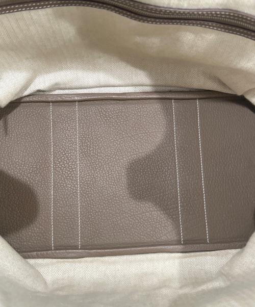 HERMES（エルメス）HERMES (エルメス) ガーデンパーティMM/エトゥープ/ネゴンダ/□O刻印:2011年製 エトゥープ サイズ:MMの古着・服飾アイテム