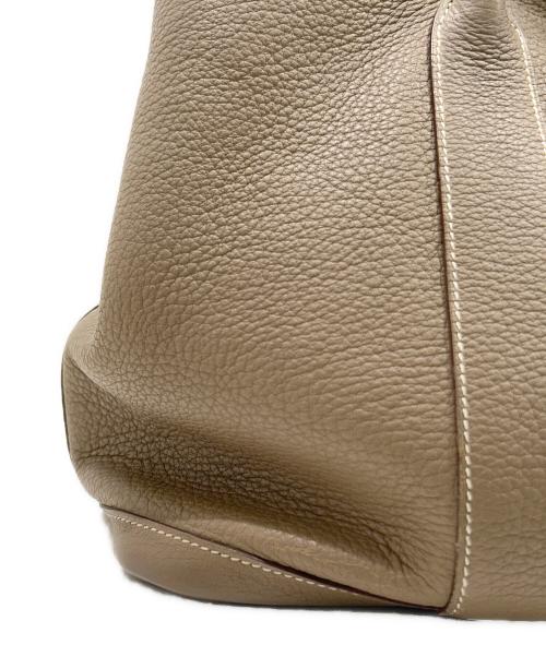 HERMES（エルメス）HERMES (エルメス) ガーデンパーティMM/エトゥープ/ネゴンダ/□O刻印:2011年製 エトゥープ サイズ:MMの古着・服飾アイテム