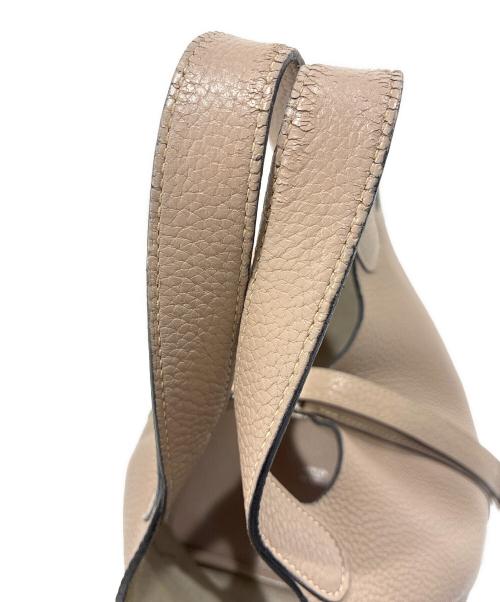 HERMES（エルメス）HERMES (エルメス) ピコタンロックPM/トリヨンクレマンス/トゥルティエールグレー/□Ｎ刻印2010年製/シルバー金具/ハンドバッグ トゥルティエールグレー サイズ:PMの古着・服飾アイテム