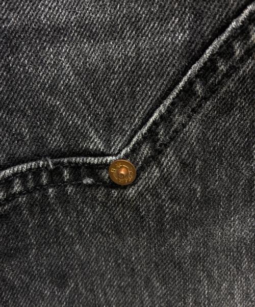 EVISU（エヴィス）EVISU (エヴィス) ダメージ加工 ローエッジ 大黒 バギージーンズ 2EAHTM4JE1052BGDN ブラック サイズ:31の古着・服飾アイテム