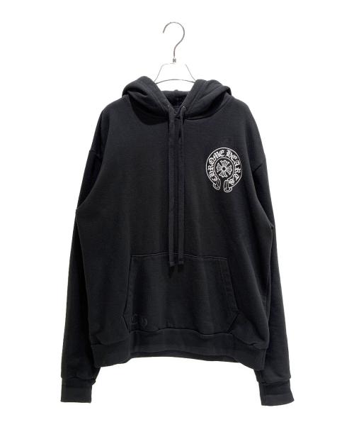 CHROME HEARTS（クロムハーツ）CHROME HEARTS (クロムハーツ) ホースシューロゴパーカー ブラック サイズ:Sの古着・服飾アイテム