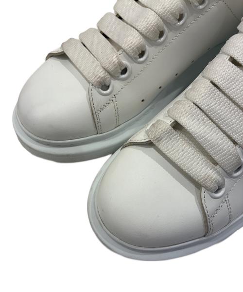 ALEXANDER McQUEEN（アレキサンダーマックイーン）ALEXANDER McQUEEN (アレキサンダーマックイーン) LARRYレザースニーカー　553770 ホワイト×グリーン サイズ:37の古着・服飾アイテム