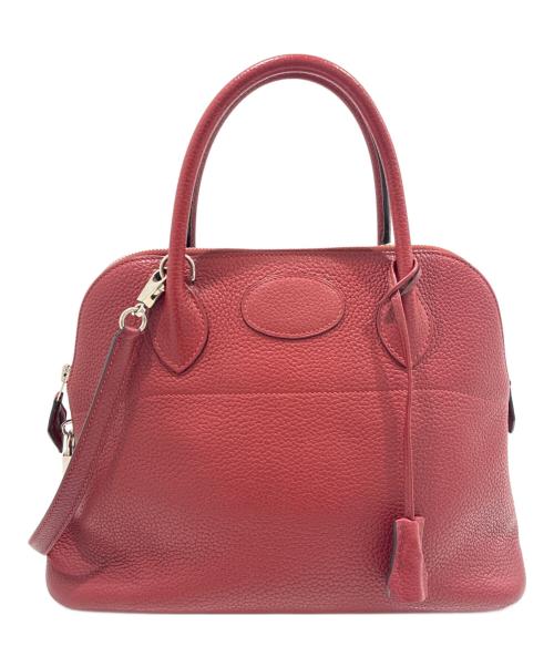 HERMES（エルメス）HERMES (エルメス) ボリード31/シルバー金具/ルージュアッシュ/トリヨンクレマンス/□Q刻印 ルージュアッシュ/S金具 サイズ:31の古着・服飾アイテム