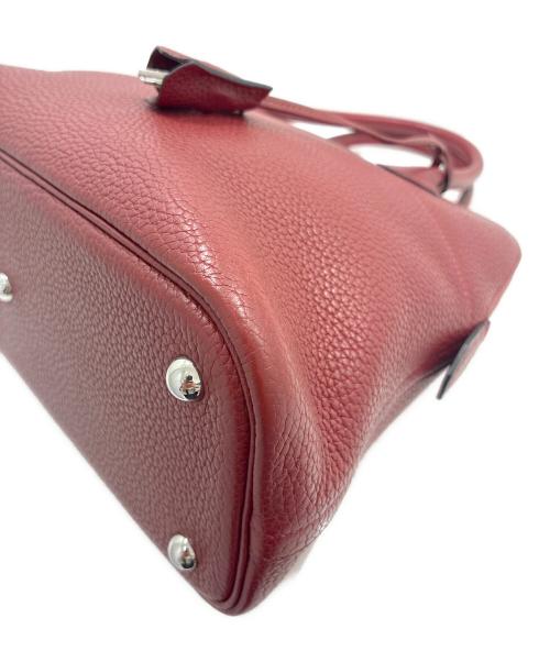 HERMES（エルメス）HERMES (エルメス) ボリード31/シルバー金具/ルージュアッシュ/トリヨンクレマンス/□Q刻印 ルージュアッシュ/S金具 サイズ:31の古着・服飾アイテム
