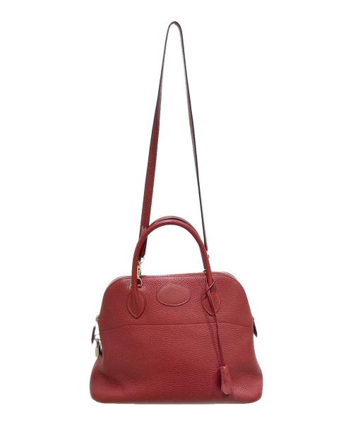 HERMES（エルメス）HERMES (エルメス) ボリード31/シルバー金具/ルージュアッシュ/トリヨンクレマンス/□Q刻印 ルージュアッシュ/S金具 サイズ:31の古着・服飾アイテム