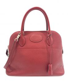 HERMES（エルメス）の古着「ボリード31/シルバー金具/ルージュアッシュ/トリヨンクレマンス/□Q刻印」｜ルージュアッシュ/S金具