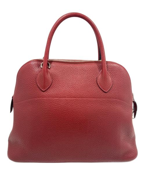 HERMES（エルメス）HERMES (エルメス) ボリード31/シルバー金具/ルージュアッシュ/トリヨンクレマンス/□Q刻印 ルージュアッシュ/S金具 サイズ:31の古着・服飾アイテム