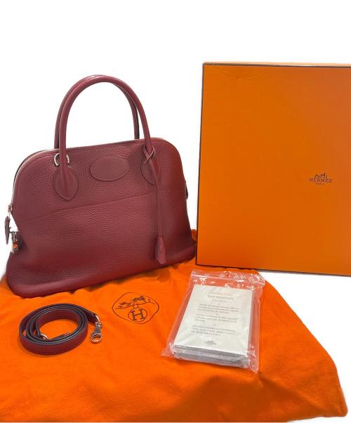 HERMES（エルメス）HERMES (エルメス) ボリード31/シルバー金具/ルージュアッシュ/トリヨンクレマンス/□Q刻印 ルージュアッシュ/S金具 サイズ:31の古着・服飾アイテム