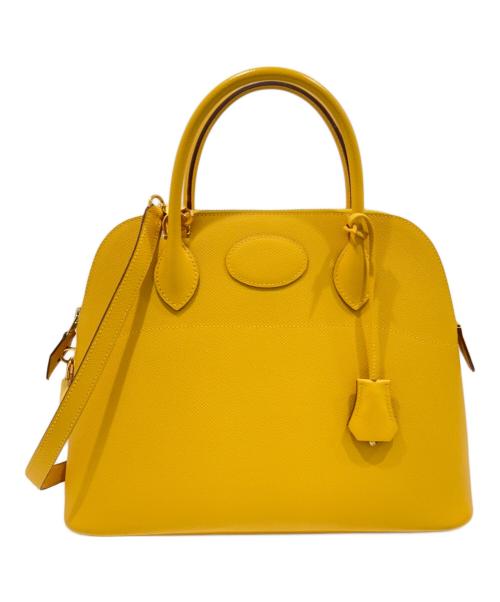 HERMES（エルメス）HERMES (エルメス) ボリード31/ソレイユ/ゴールド金具/ヴォーエプソン/□M刻印:2009年製 ソレイユ/G金具 サイズ:31の古着・服飾アイテム