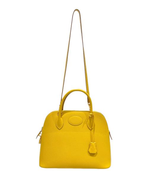 HERMES（エルメス）HERMES (エルメス) ボリード31/ソレイユ/ゴールド金具/ヴォーエプソン/□M刻印:2009年製 ソレイユ/G金具 サイズ:31の古着・服飾アイテム