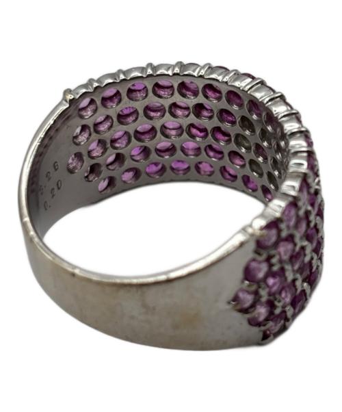 NO BRAND（ノーブランド）NO BRAND (ノーブランド) Pink Sapphire Diamond Ring ピンクサファイヤダイヤリング サイズ:15号の古着・服飾アイテム