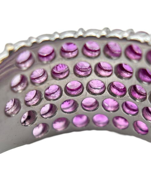 NO BRAND（ノーブランド）NO BRAND (ノーブランド) Pink Sapphire Diamond Ring ピンクサファイヤダイヤリング サイズ:15号の古着・服飾アイテム