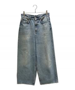 中古・古着通販】LOEWE (ロエベ) ハイウエスト ワイドパンツ