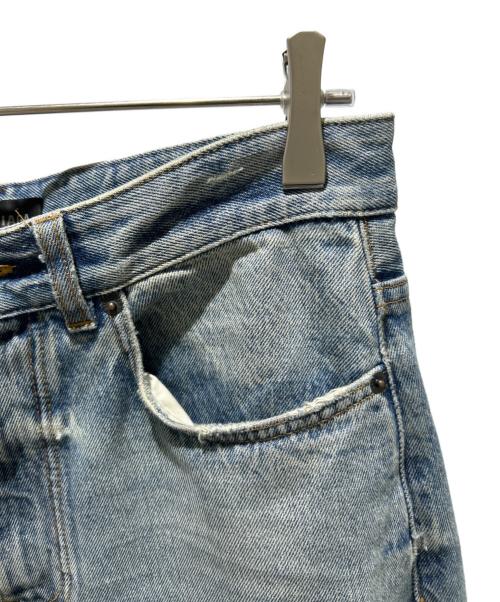 BALENCIAGA（バレンシアガ）BALENCIAGA (バレンシアガ) low crotch pants ロークロッチパンツ 697886 インディゴ サイズ:24の古着・服飾アイテム