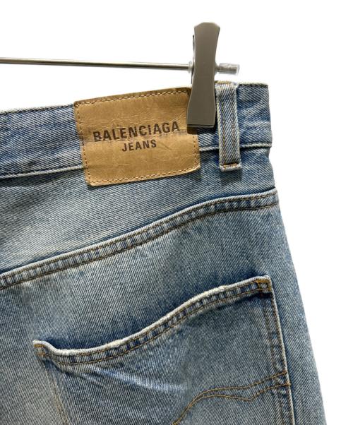 BALENCIAGA（バレンシアガ）BALENCIAGA (バレンシアガ) low crotch pants ロークロッチパンツ 697886 インディゴ サイズ:24の古着・服飾アイテム