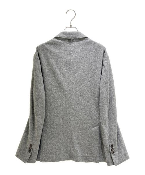 BRUNELLO CUCINELLI（ブルネロクチネリ）BRUNELLO CUCINELLI (ブルネロクチネリ) Gray cashmere blazer カシミヤテーラードジャケット ML8968J01 グレー サイズ:44の古着・服飾アイテム