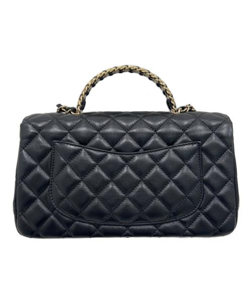 CHANEL（シャネル）CHANEL (シャネル) トップハンドルマトラッセ23/ゴールド金具/AS4219 ブラック サイズ:23の古着・服飾アイテム