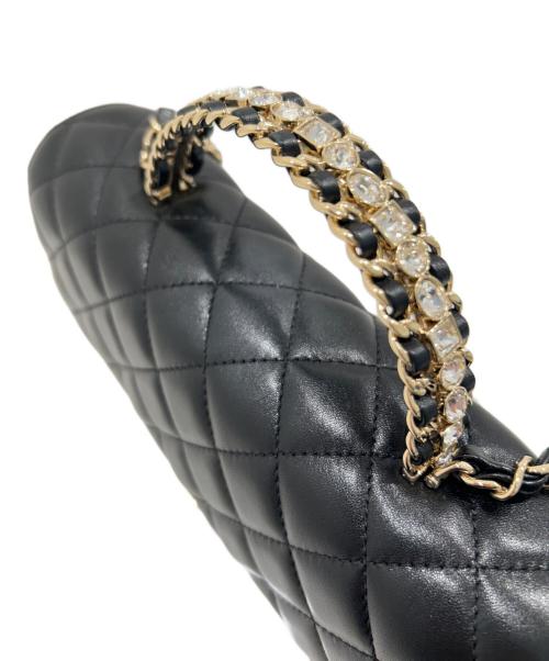 CHANEL（シャネル）CHANEL (シャネル) トップハンドルマトラッセ23/ゴールド金具/AS4219 ブラック サイズ:23の古着・服飾アイテム