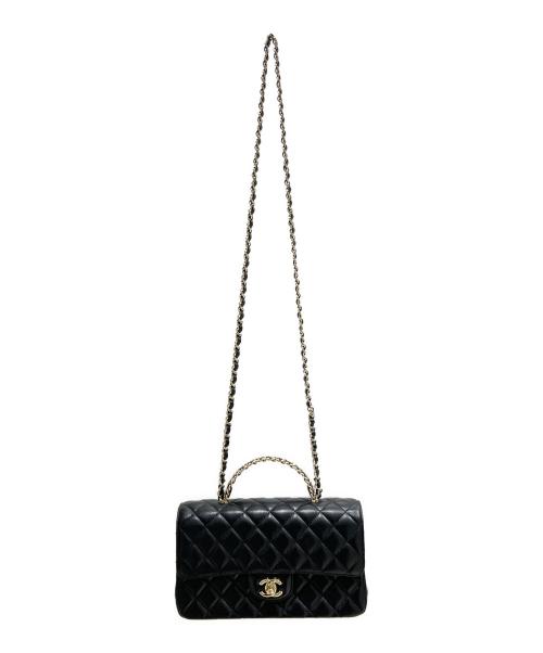 CHANEL（シャネル）CHANEL (シャネル) トップハンドルマトラッセ23/ゴールド金具/AS4219 ブラック サイズ:23の古着・服飾アイテム