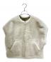 CYCLAS（シクラス）の古着「リバーシブルムートンショートジレ」｜アイボリー