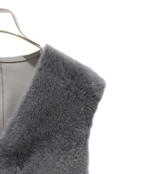 CYCLAS（シクラス）CYCLAS (シクラス) リバーシブルムートンジレ　23-FW-14-JK グレー サイズ:34の古着・服飾アイテム