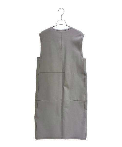 CYCLAS（シクラス）CYCLAS (シクラス) リバーシブルムートンジレ　23-FW-14-JK グレー サイズ:34の古着・服飾アイテム