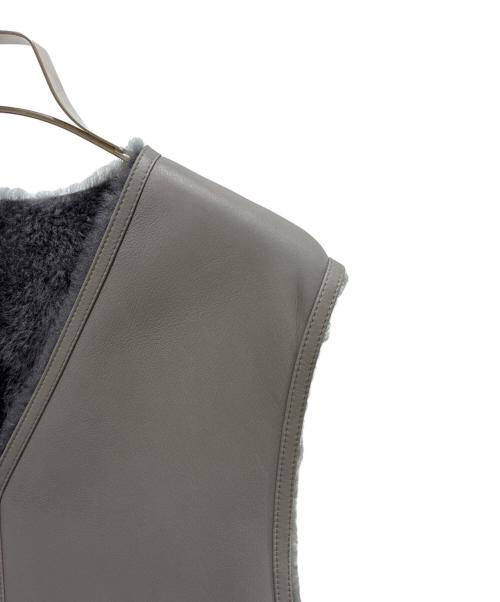 CYCLAS（シクラス）CYCLAS (シクラス) リバーシブルムートンジレ　23-FW-14-JK グレー サイズ:34の古着・服飾アイテム