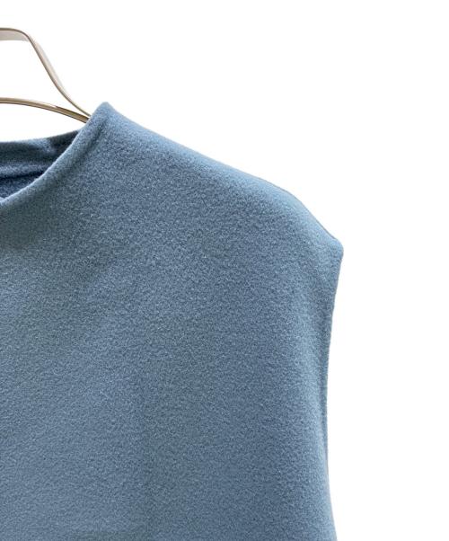 HAVEL studio（ハーヴェル スタジオ）HAVEL studio (ハーヴェル スタジオ) CA BLEND REVER ロングベスト 630-2211001 ブルー サイズ:36 未使用品の古着・服飾アイテム