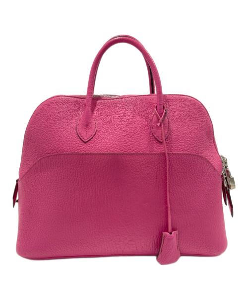 HERMES（エルメス）HERMES (エルメス) ボリード1923/シェブルミゾル/ハンドバッグ/ピンク系/□J刻印 ピンク系/シルバー金具 サイズ:-の古着・服飾アイテム