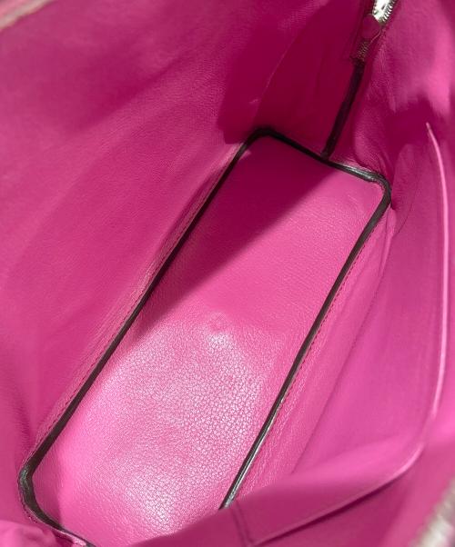 HERMES（エルメス）HERMES (エルメス) ボリード1923/シェブルミゾル/ハンドバッグ/ピンク系/□J刻印 ピンク系/シルバー金具 サイズ:-の古着・服飾アイテム
